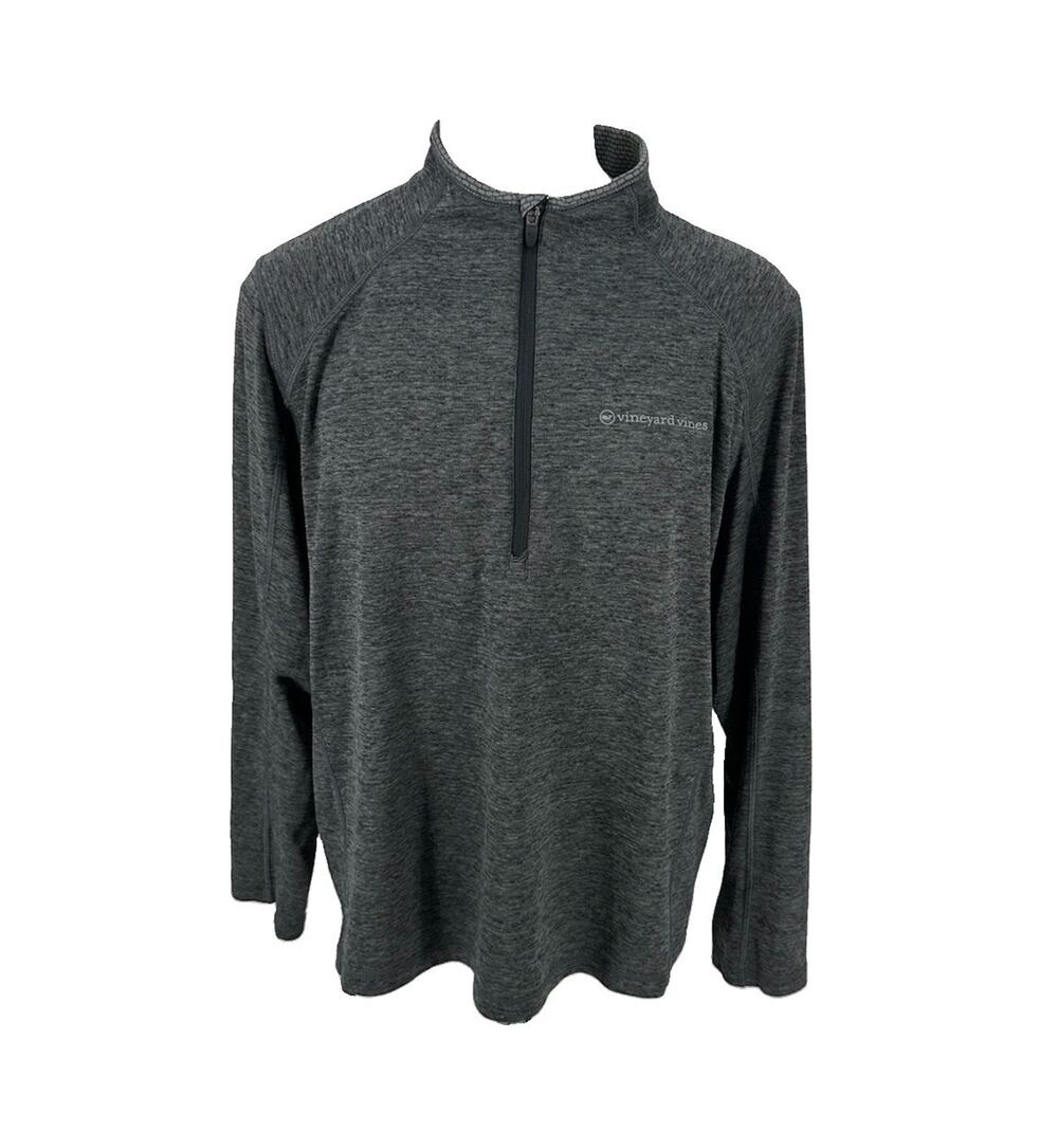 Vineyard Vines Performance 1/4 Zip Pullover Men XL Mock Neck Golf Logo 9-1k